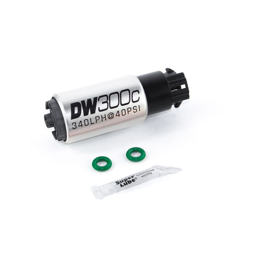 DeatschWerks DeatschWerks 340lph DW300C Compact Fuel Pump w/ 08-12 GTR Set Up Kit (2 Required)