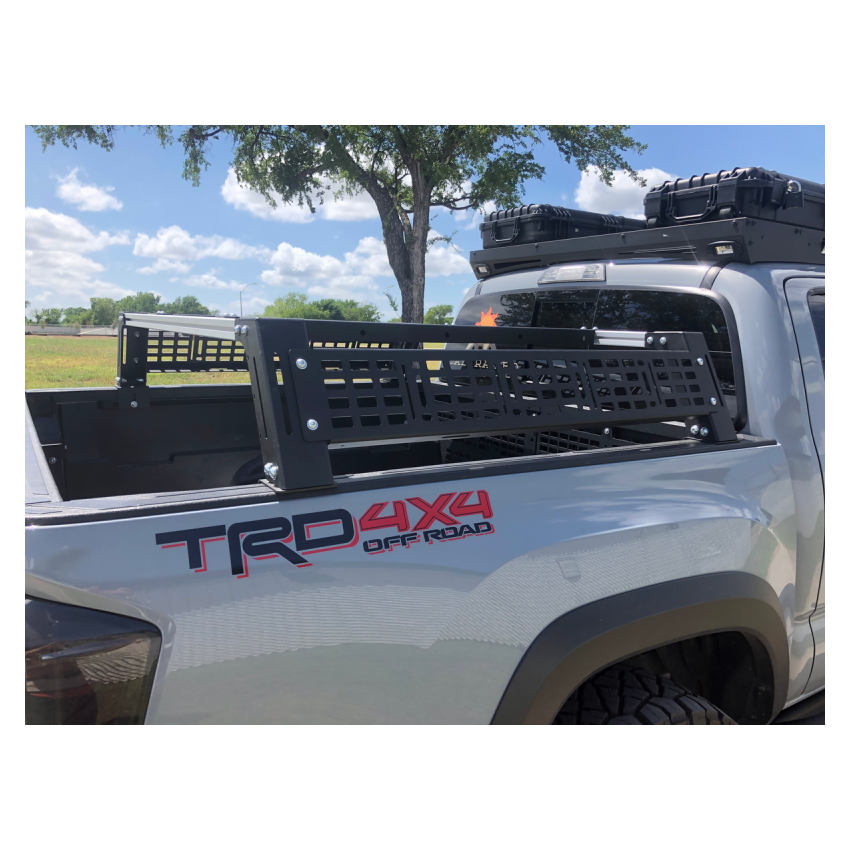 Cali Raised LED CR3701 Cali Raised 05-23 Toyota Tacoma Overland Bed Rack - Short Bed Mid Height Rack