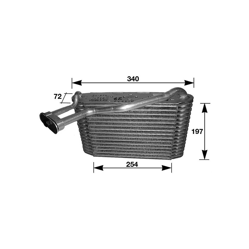 BEHR AE 34 000S A/C Evaporator Core