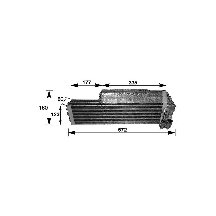 BEHR AE 37 000S A/C Evaporator Core