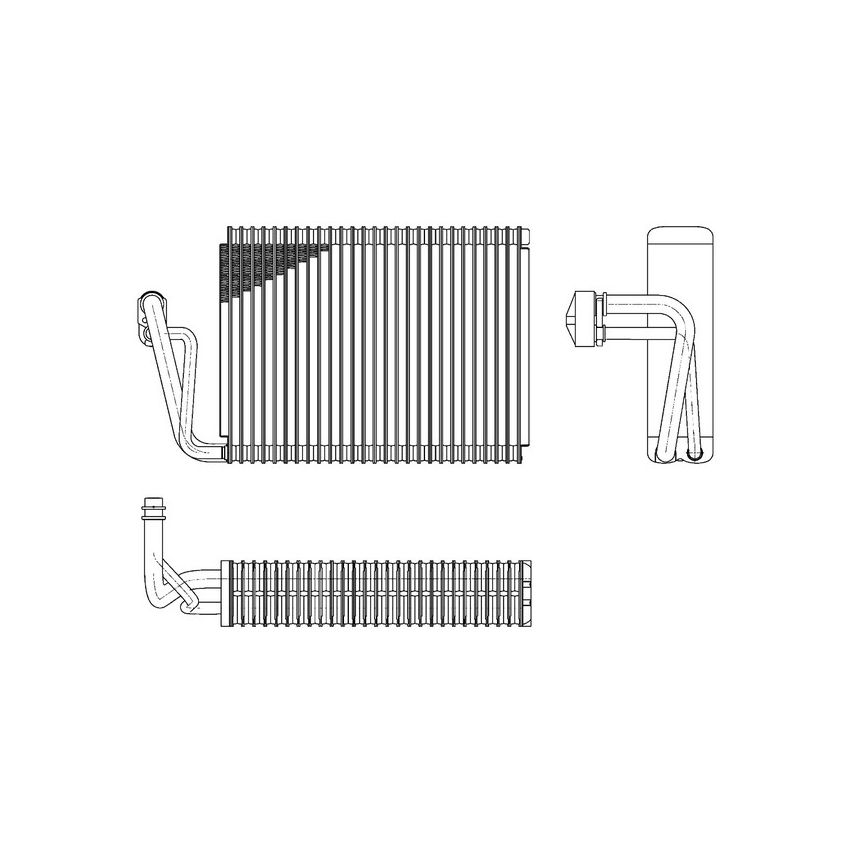 BEHR AE 52 000P A/C Evaporator Core