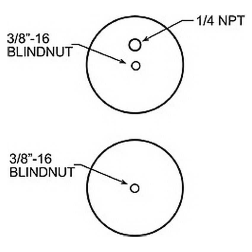 Firestone 6784 Ride-Rite Replacement Air Helper Spring Rear 267C 1.5 (W217606784)