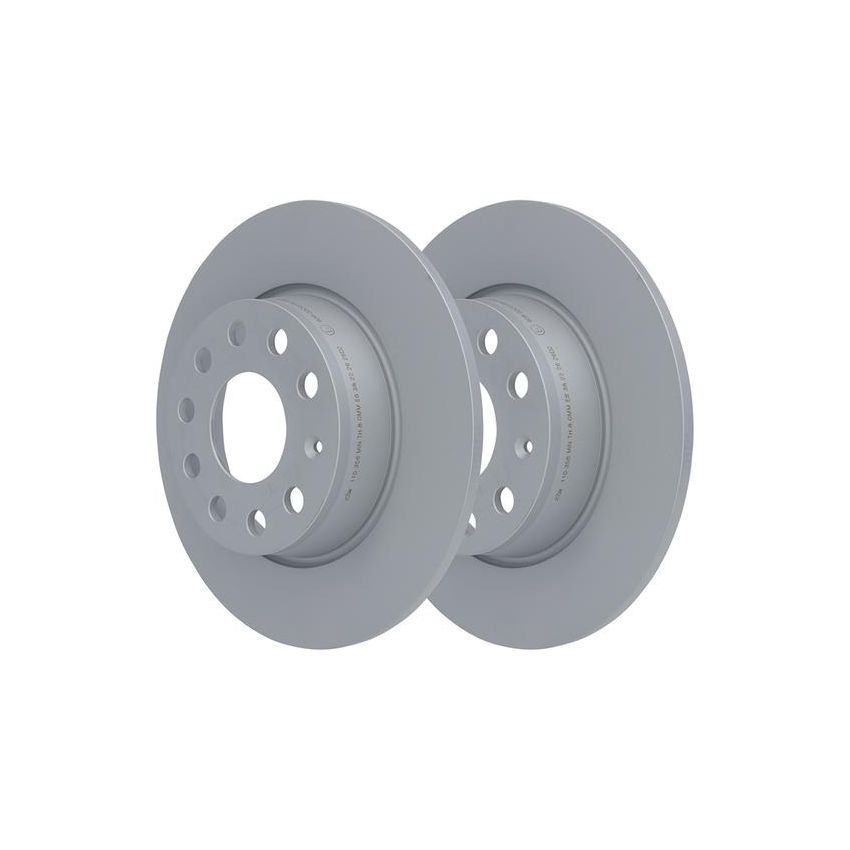 ATE 410356 ATE Original Rear Disc Brake Rotor 410356 for Audi, Volkswagen
