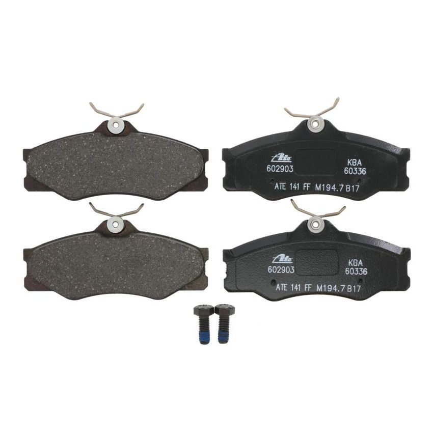 ATE 602903 ATE Original Semi-Metallic Front Disc Brake Pad Set 602903 for Volkswagen