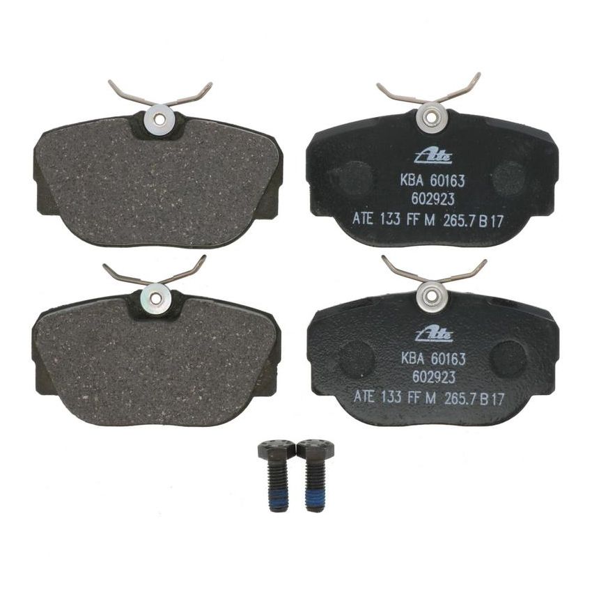 ATE 602923 ATE Original Semi-Metallic Front Disc Brake Pad Set 602923 for Mercedes-Benz