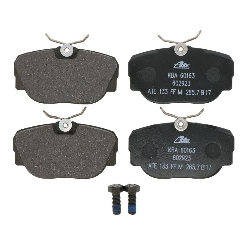 ATE 602923 ATE Original Semi-Metallic Front Disc Brake Pad Set 602923 for Mercedes-Benz