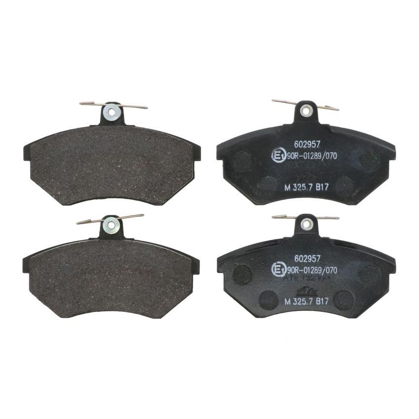 ATE 602957 ATE Original Semi-Metallic Front Disc Brake Pad Set 602957 for Volkswagen