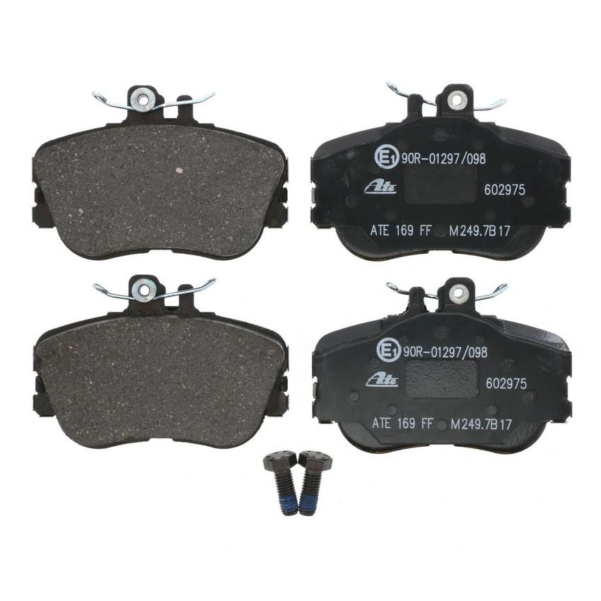 ATE 602975 ATE Original Semi-Metallic Front Disc Brake Pad Set 602975 for Mercedes-Benz
