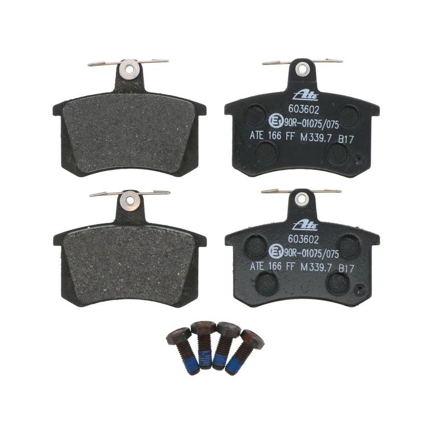 ATE 603602 ATE Original Semi-Metallic Rear Disc Brake Pad Set 603602 for Audi