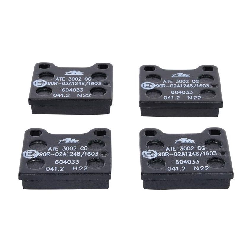 ATE 604033 ATE Original Semi-Metallic Front Disc Brake Pad Set 604033 for Porsche