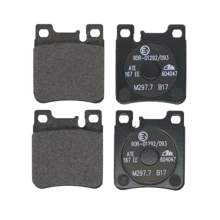 ATE 604047 ATE Semi-Metallic Rear Disc Brake Pad Set 604047 for Chrysler, Mercedes-Benz