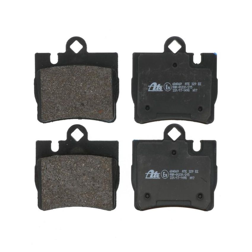 ATE 604069 ATE Original Semi-Metallic Rear Disc Brake Pad Set 604069 for Mercedes-Benz