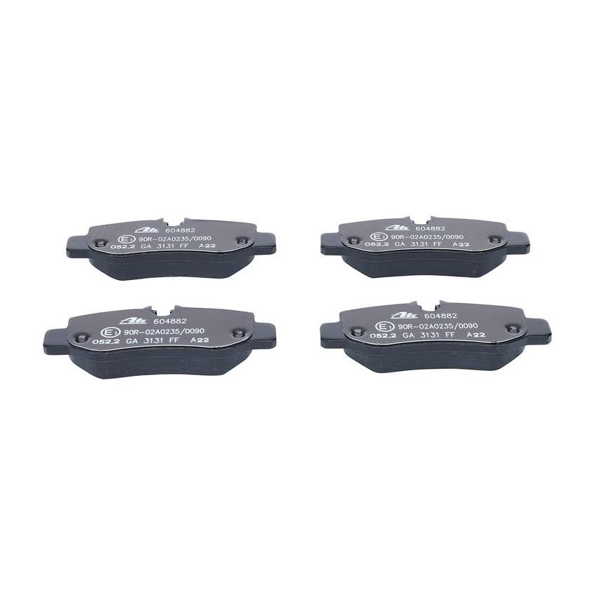 ATE 604882 ATE Original Semi-Metallic Rear Disc Brake Pad Set 604882 for Mercedes-Benz