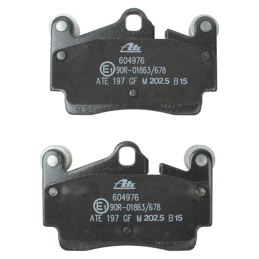 ATE 604976 ATE Semi-Metallic Rear Disc Brake Pad Set 604976 for Audi, Porsche, Volkswagen