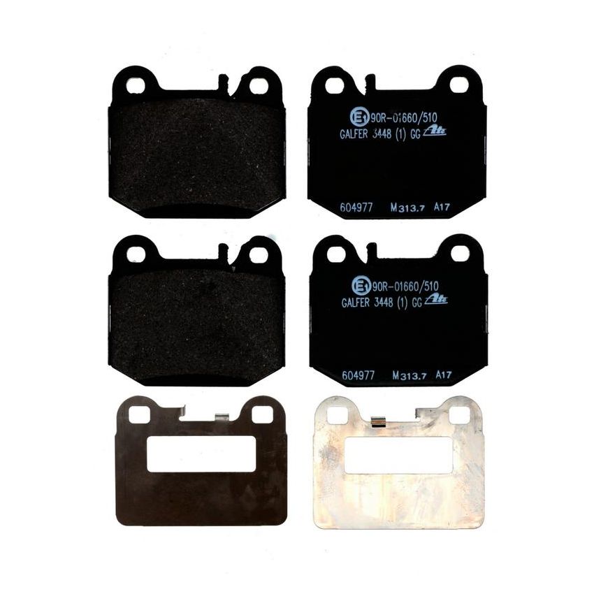 ATE 604977 ATE Original Semi-Metallic Rear Disc Brake Pad Set 604977 for Mercedes-Benz