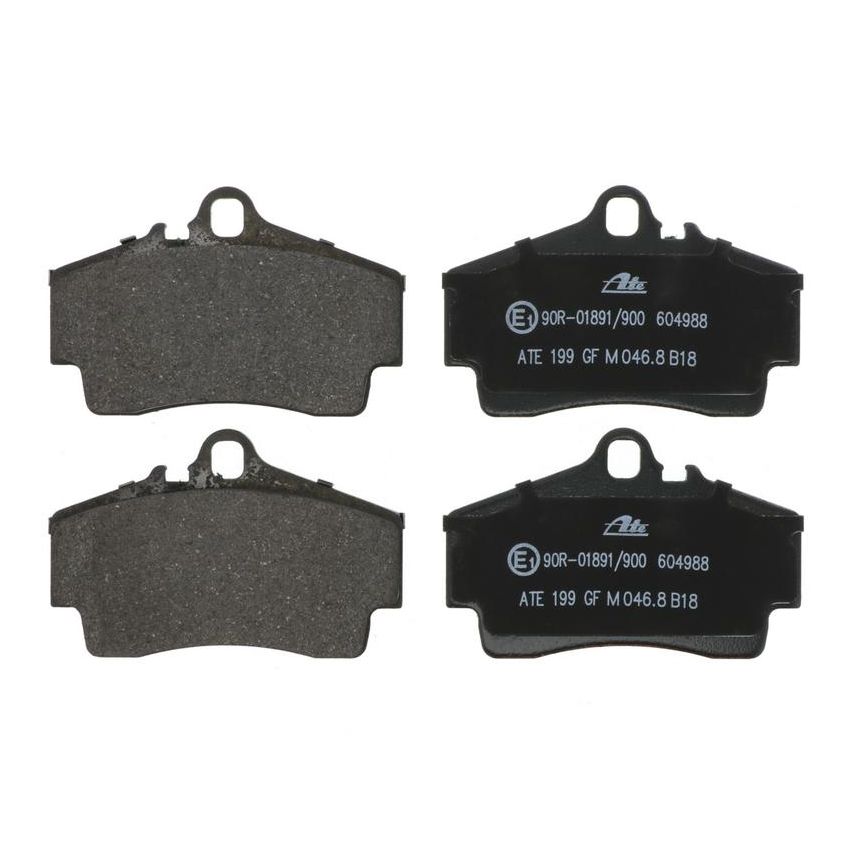 ATE 604988 ATE Original Semi-Metallic Front Disc Brake Pad Set 604988 for Porsche
