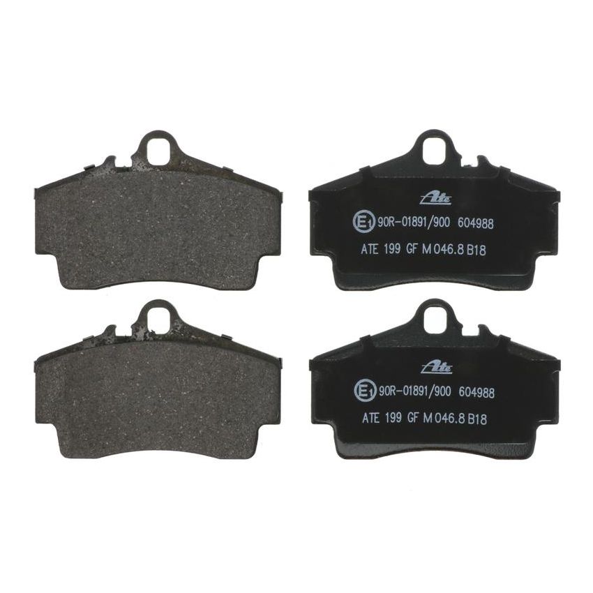 ATE 604988 ATE Original Semi-Metallic Front Disc Brake Pad Set 604988 for Porsche