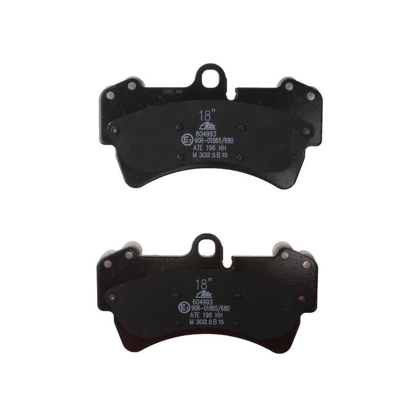 ATE 604993 ATE Semi-Metallic Front Disc Brake Pad Set 604993 for Audi, Porsche, Volkswagen