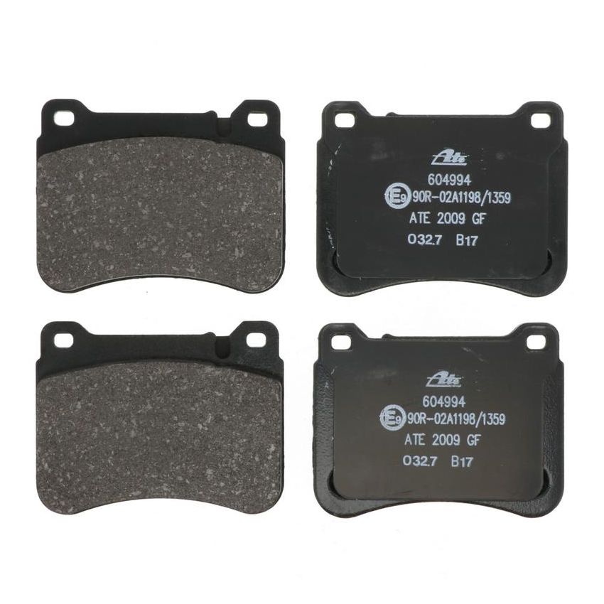 ATE 604994 ATE Original Semi-Metallic Front Disc Brake Pad Set 604994 for Mercedes-Benz