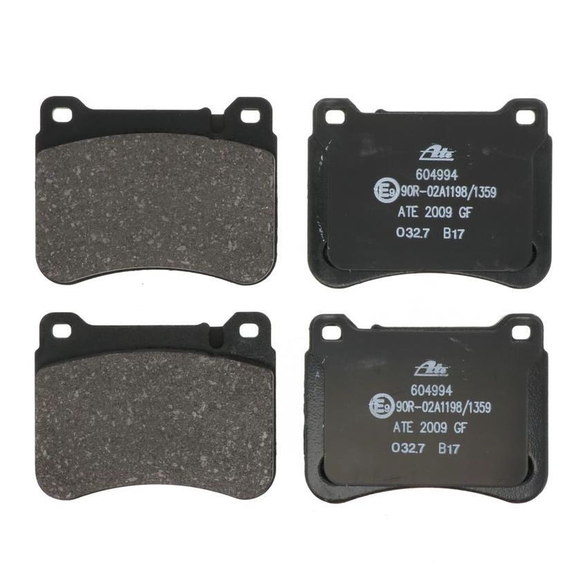 ATE 604994 ATE Original Semi-Metallic Front Disc Brake Pad Set 604994 for Mercedes-Benz