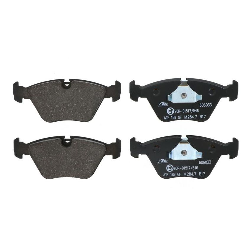 ATE 606033 ATE Original Semi-Metallic Front Disc Brake Pad Set 606033 for BMW