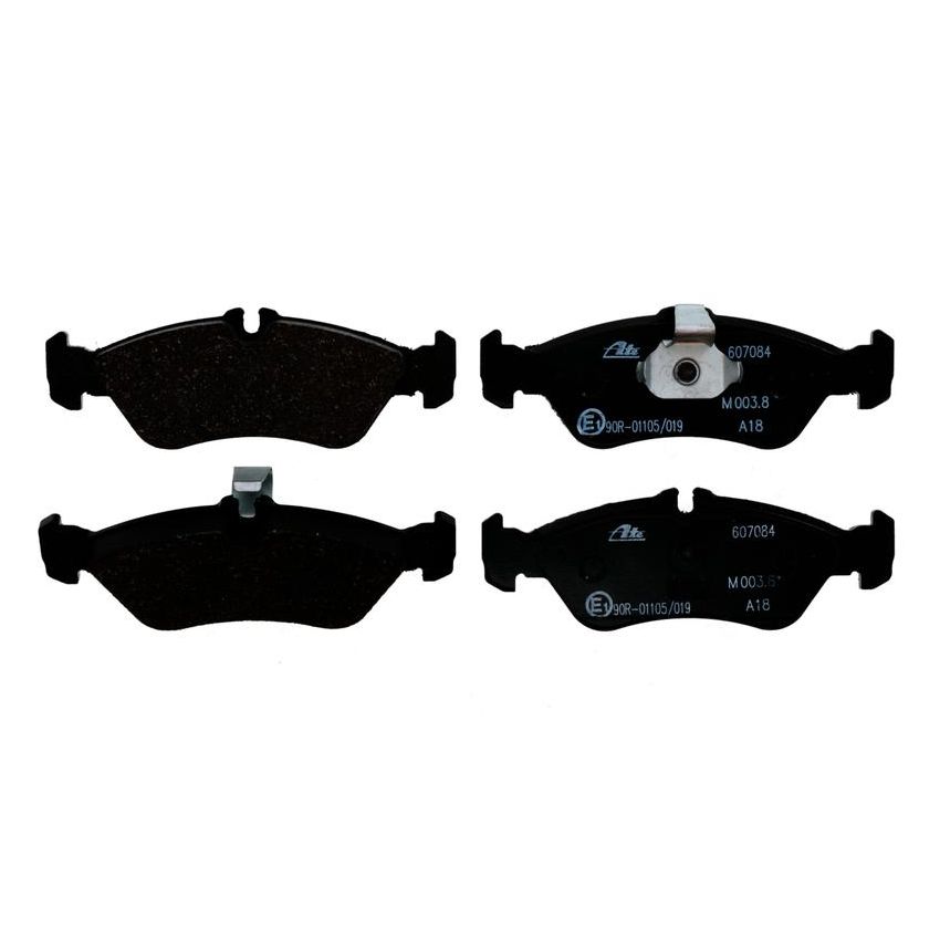 ATE 607084 ATE Semi-Metallic Rear Disc Brake Pad Set 607084 for Dodge, Freightliner