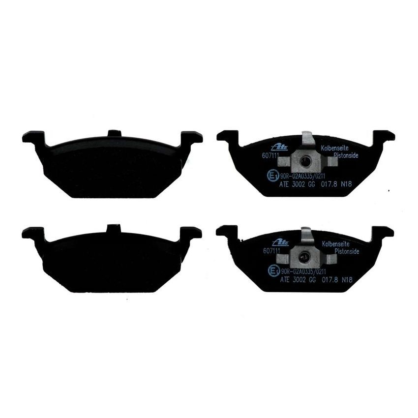 ATE 607111 ATE Original Semi-Metallic Front Disc Brake Pad Set 607111 for Volkswagen
