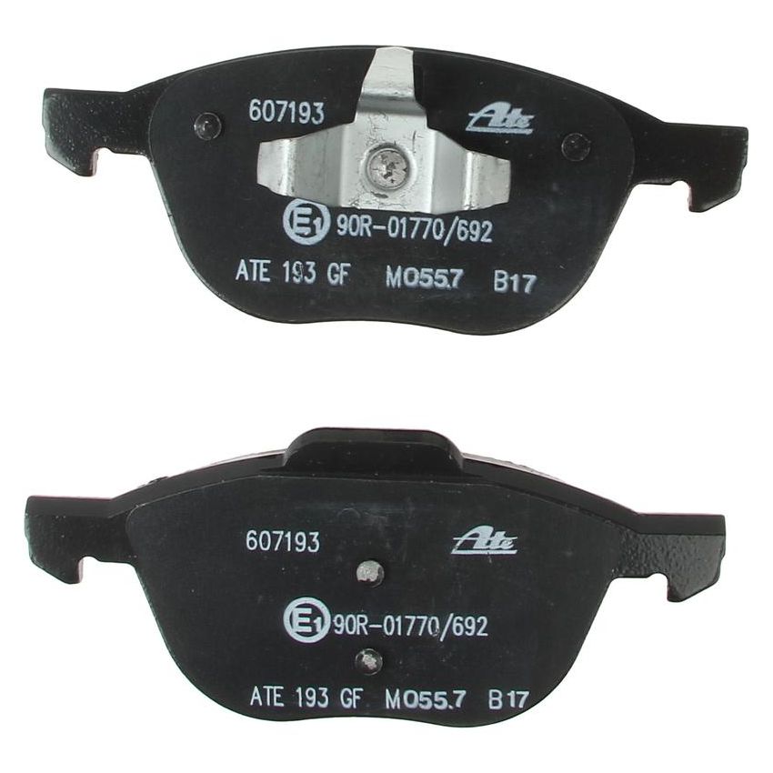 ATE 607193 ATE Semi-Metallic Front Disc Brake Pad Set 607193 for Ford, Mazda, Volvo