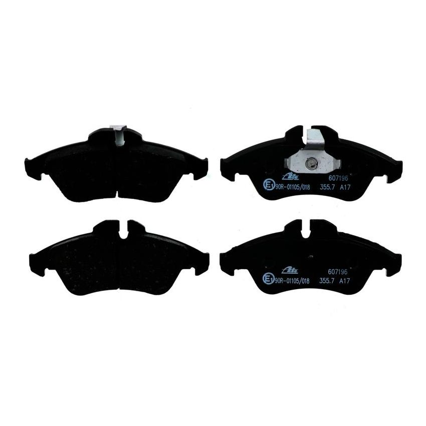 ATE 607196 ATE Semi-Metallic Front Disc Brake Pad Set 607196 for Dodge, Freightliner