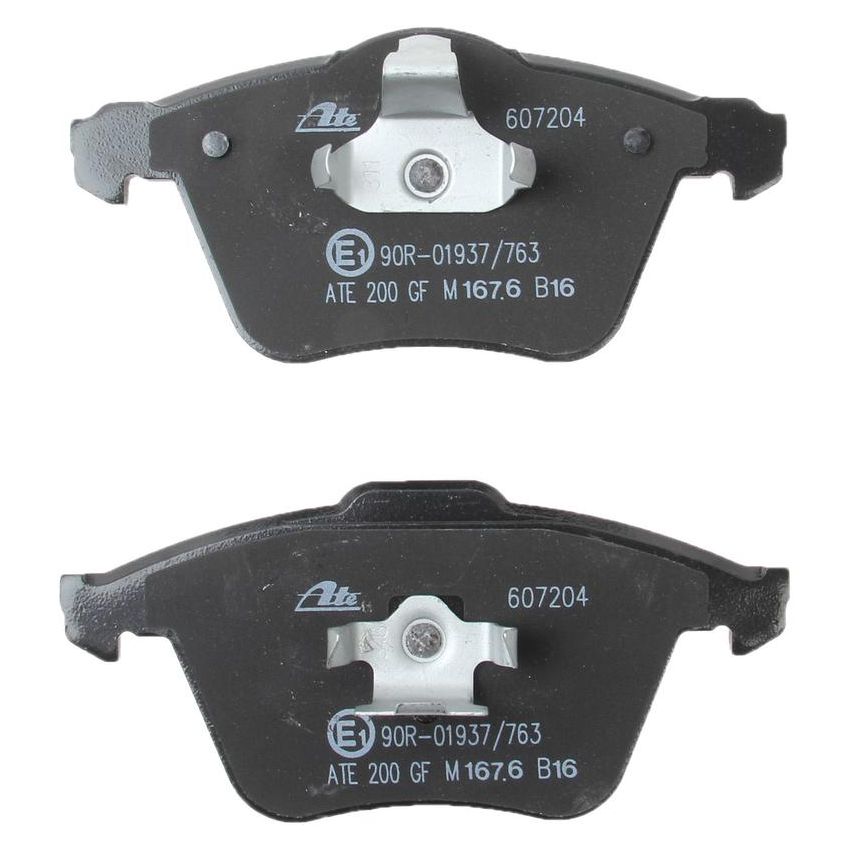 ATE 607204 ATE Semi-Metallic Front Disc Brake Pad Set 607204 for Mazda, Saab, Volvo