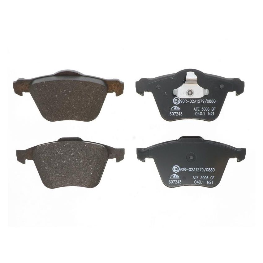 ATE 607243 ATE Original Semi-Metallic Front Disc Brake Pad Set 607243 for Volvo