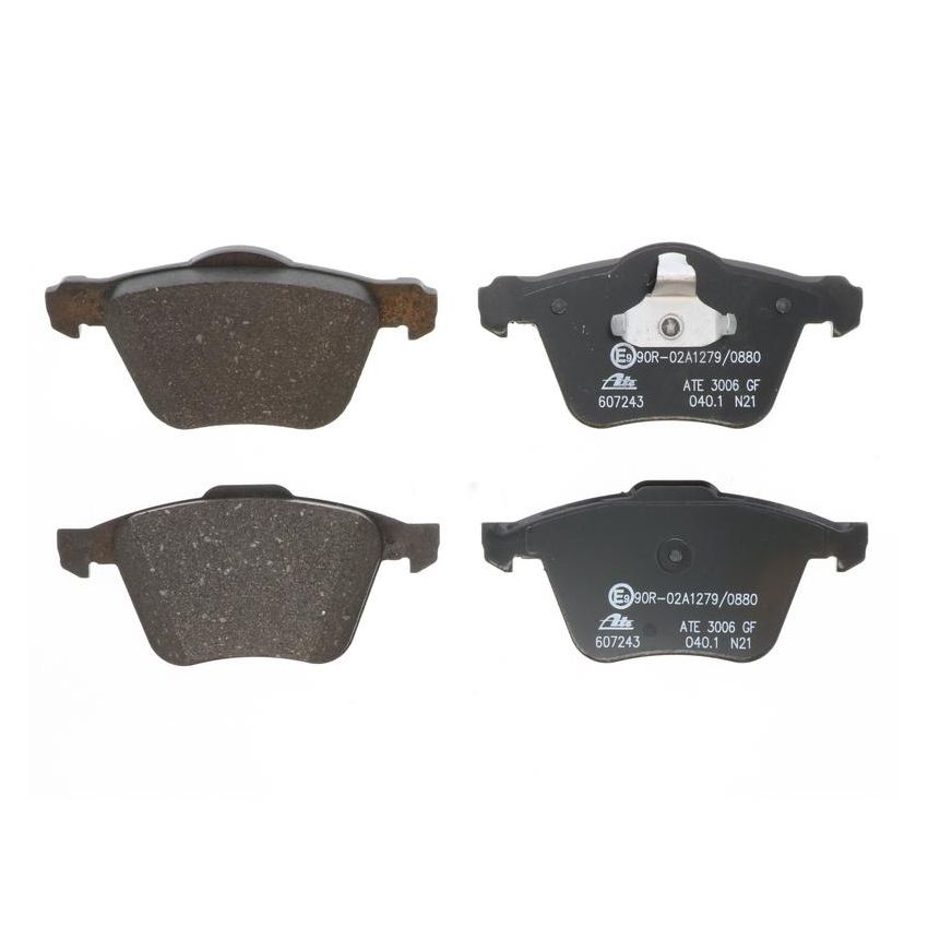 ATE 607243 ATE Original Semi-Metallic Front Disc Brake Pad Set 607243 for Volvo