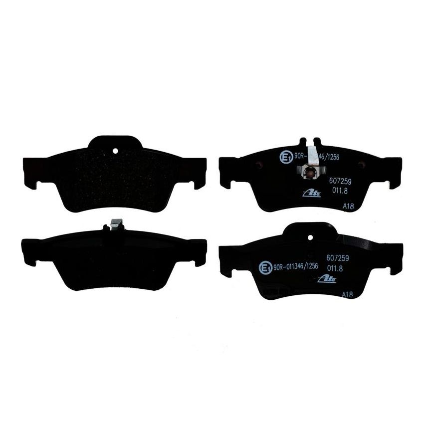 ATE 607259 ATE Original Semi-Metallic Rear Disc Brake Pad Set 607259 for Mercedes-Benz