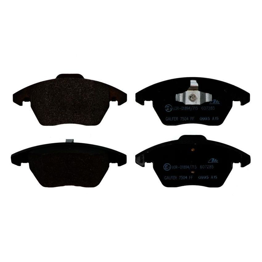 ATE 607285 ATE Original Semi-Metallic Rear Disc Brake Pad Set 607285 for Volkswagen