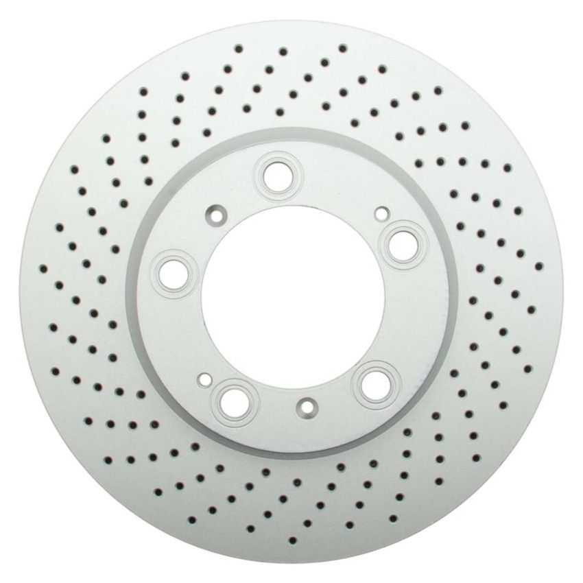 ATE SP28131 ATE Coated Single Pack Front Left Disc Brake Rotor SP28131 for Porsche