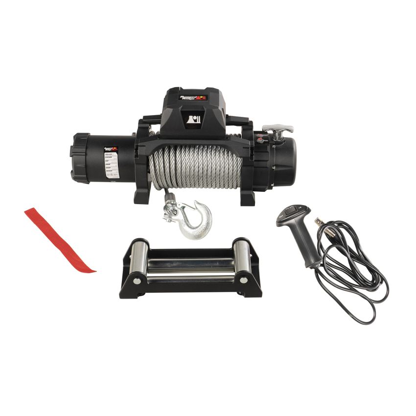 Rugged Ridge 15100.24 Trekker C12.5 Winch 12500lb Cable Wired