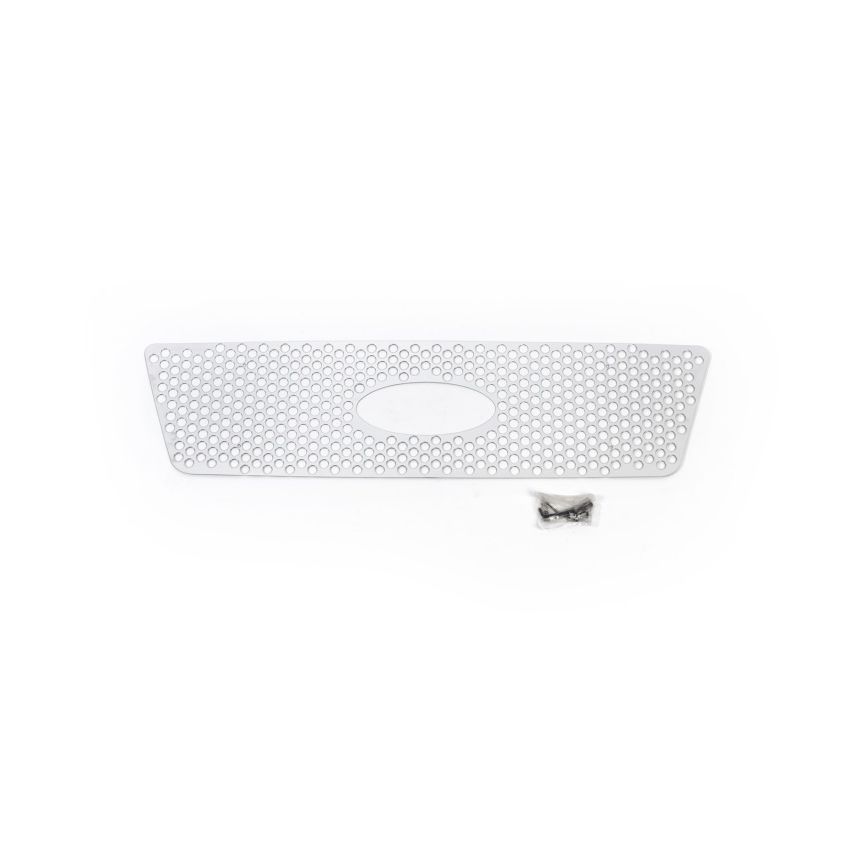 Putco 84142 04-08 Ford F-150 (Honeycomb Grille) w/ Logo CutOut Punch Stainless Steel Grilles