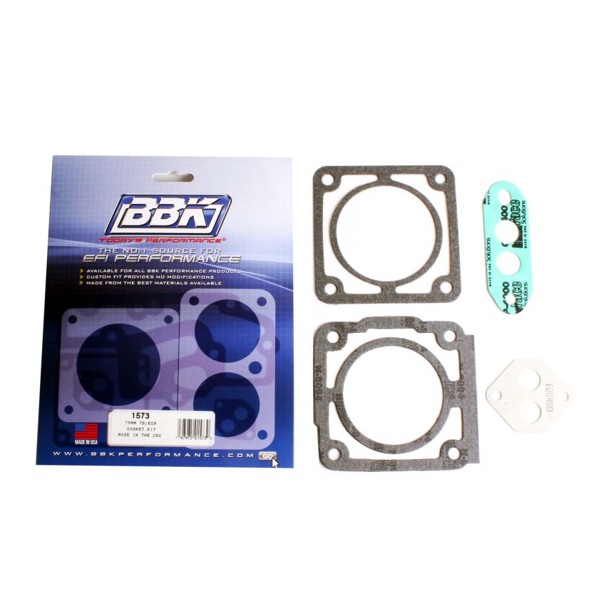 BBK Performance Parts 1573 THROTTLE BODY GASKET KIT - FORD 75MM THROTTLE BODY PART 1503 or1600