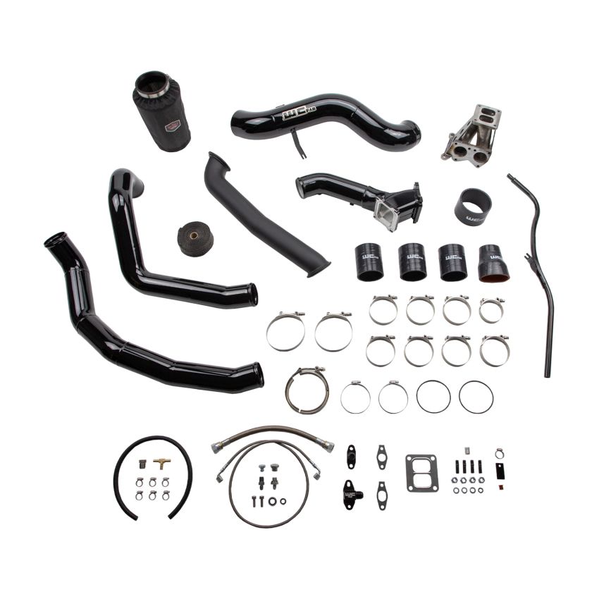 Wehrli WCF100478-CP 01-04 Chevrolet 6.6L LB7 Duramax S300 Turbo Install Kit (No Turbo) - Candy Purple