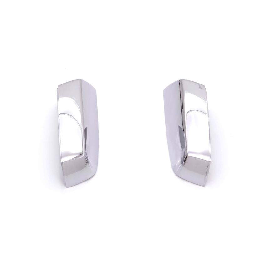 AVS 14-18 Chevy Silverado 1500 Upper Mirror Covers 2pc - Chrome