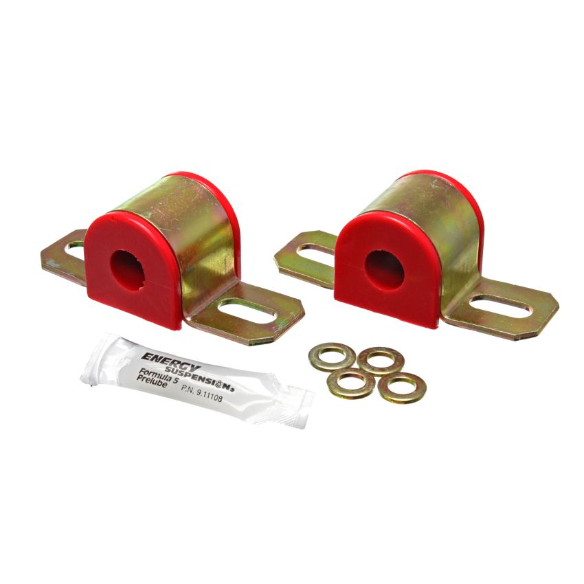 Energy Suspension Universal Red 3/4in / 19mm Non-Greaseable Sway Bar Bushings