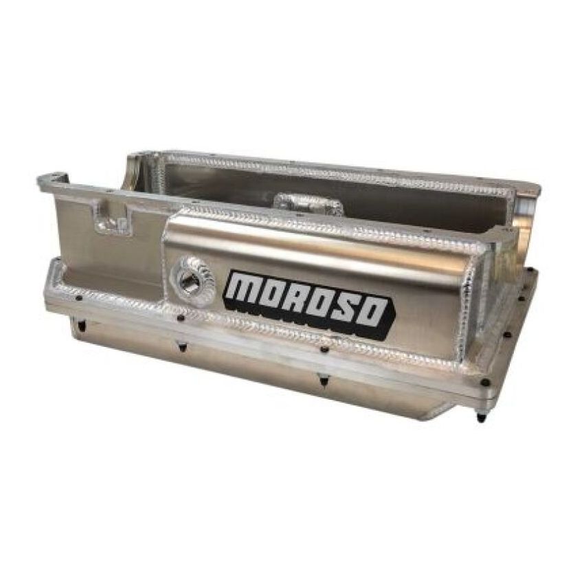 Moroso 20395 Energy Mfg 351W/SBF 351W 2 Piece 4 Pickup Dry Sump 7.25in Aluminum Oil Pan