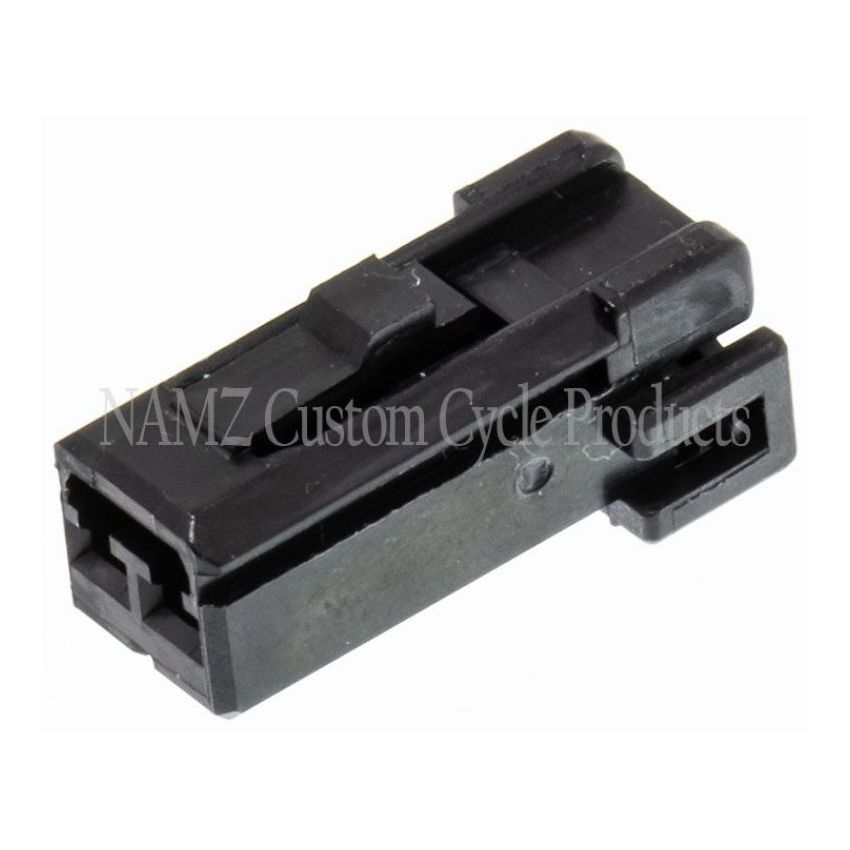 NAMZ NA-174463-2 AMP Multilock 2-Position Female Wire Plug Housing (HD 73152-96BK)