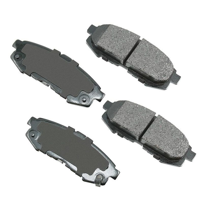 Akebono ACT1073 Akebono ProACT Ultra Premium Ceramic Disc Brake Pad Kit