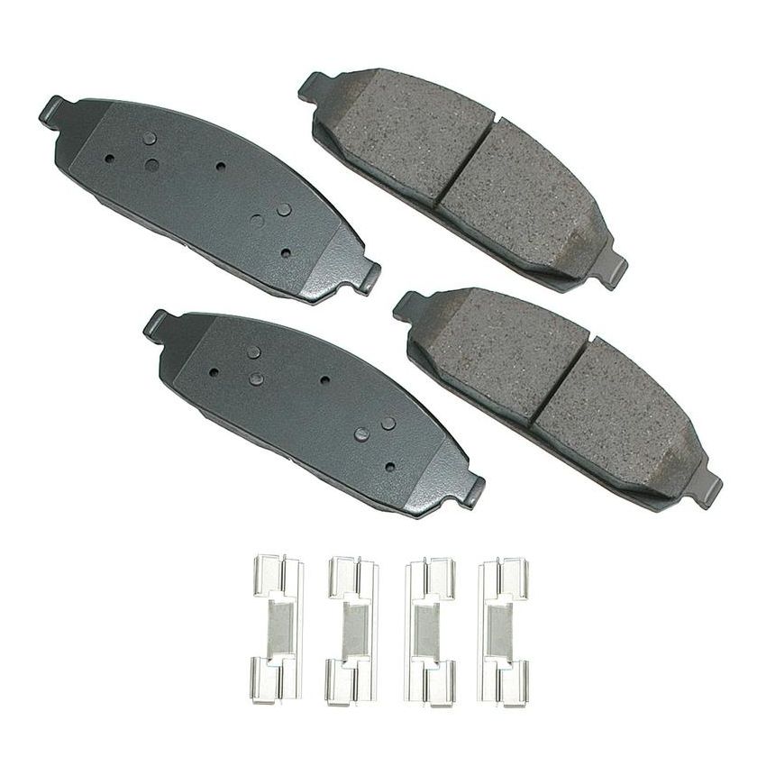 Akebono ACT1080 Akebono ProACT Ultra Premium Ceramic Disc Brake Pad Kit