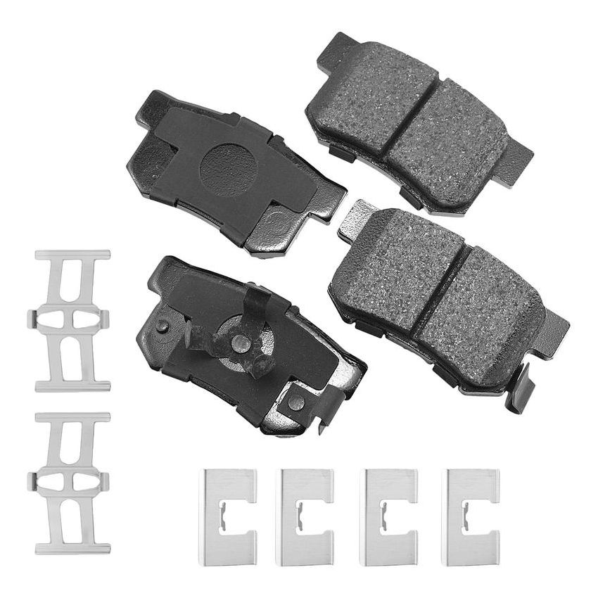 Akebono ACT1086A Akebono ProACT Ultra Premium Ceramic Disc Brake Pad Kit