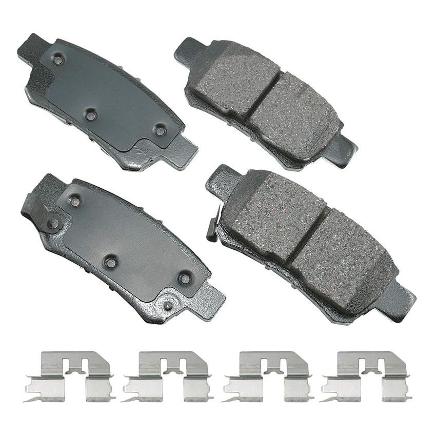 Akebono ACT1088A Akebono ProACT Ultra Premium Ceramic Disc Brake Pad Kit