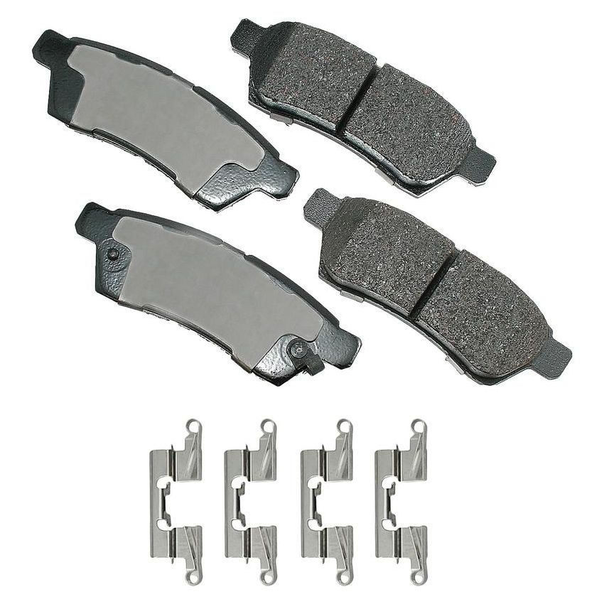 Akebono ACT1100 Akebono ProACT Ultra Premium Ceramic Disc Brake Pad Kit