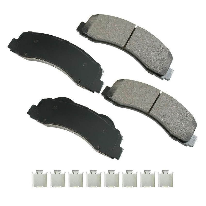 Akebono ACT1414 Akebono ProACT Ultra Premium Ceramic Disc Brake Pad Kit