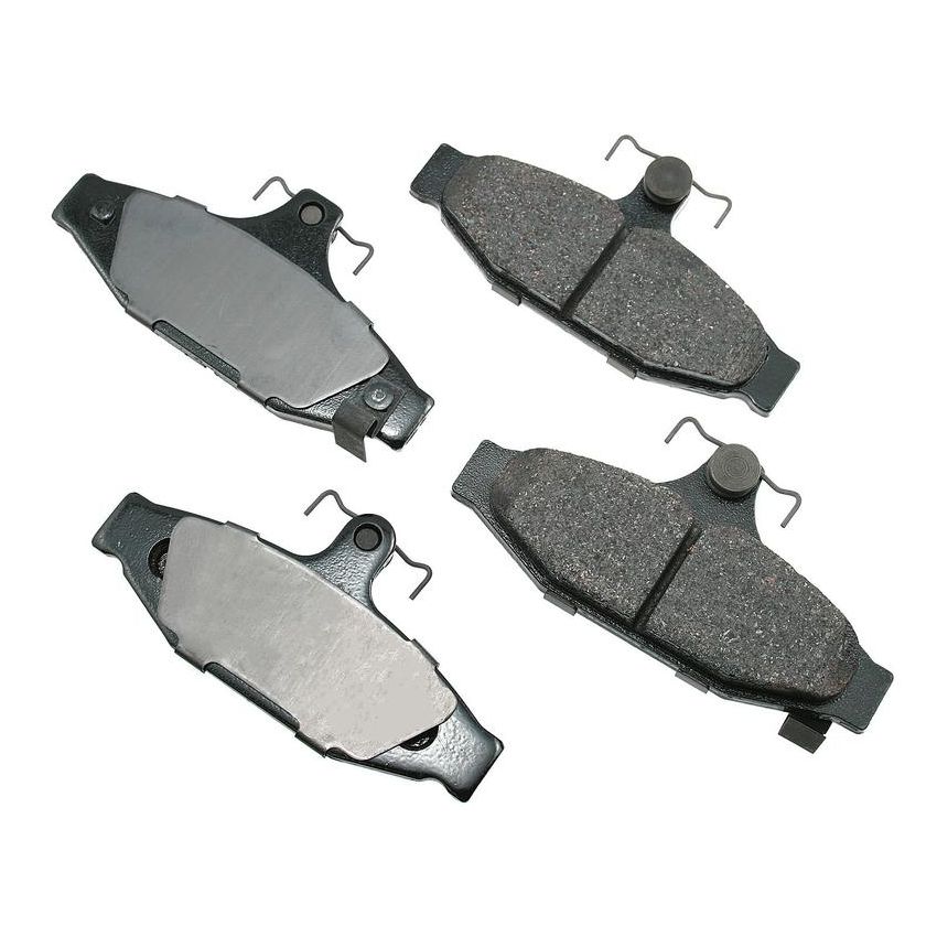 Akebono ACT413 Akebono ProACT Ultra Premium Ceramic Disc Brake Pad Kit